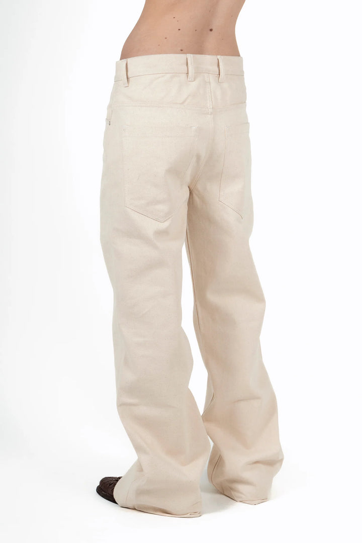 14OZ RÅ ECRU KRAFTIG DENIM